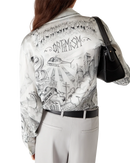 Tattoo Long Sleeve Silk Shirt