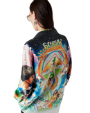 La Musique Long Sleeve Silk Shirt