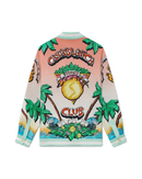 Tennis Club Long Sleeve Silk Shirt