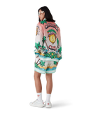 Tennis Club Long Sleeve Silk Shirt