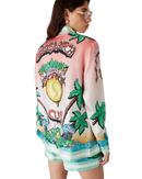 Tennis Club Long Sleeve Silk Shirt