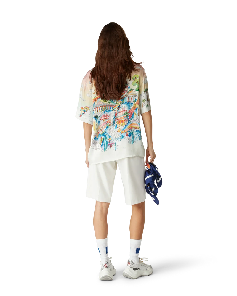 The Road To Knowledge Short Sleeve Silk Shirt