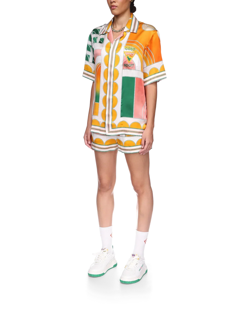 Summer Court Silk Shirt