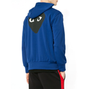 Comme Des Garçons - Veste CDG Bleu à capuche (coeur dorsal)