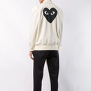 Comme Des Garçons - Veste CDG Blanche (coeur dorsal)