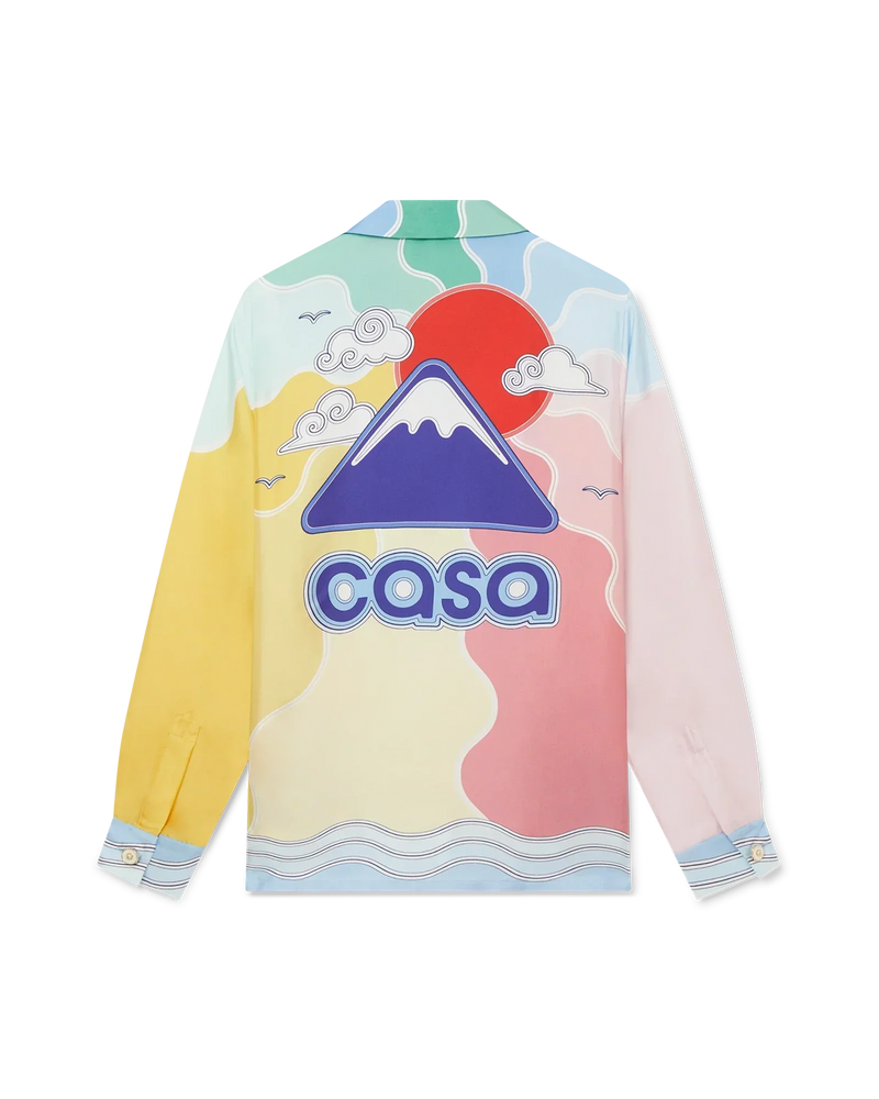 Soleil Levant Silk Shirt