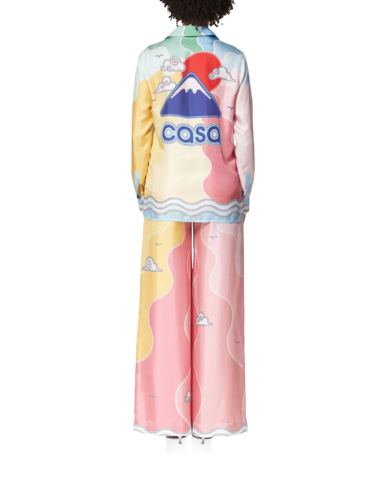 Soleil Levant Silk Shirt