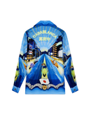 Tokyo Night Silk Shirt