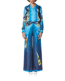 Tokyo Night Silk Shirt