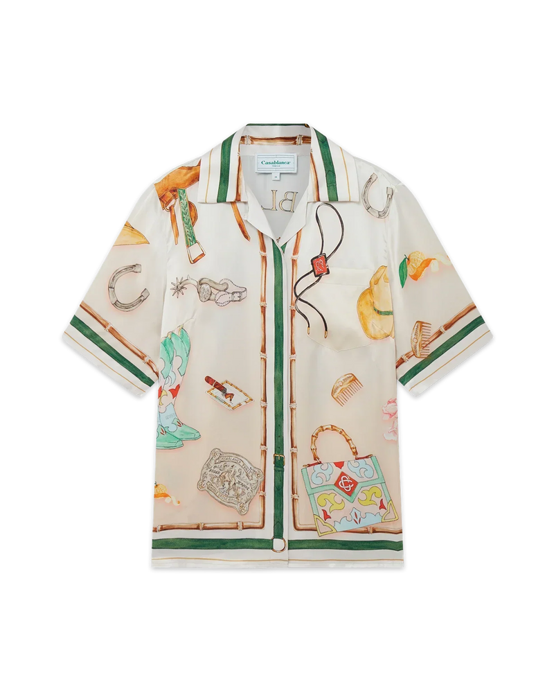 L'Ecurie Blanche Silk Shirt