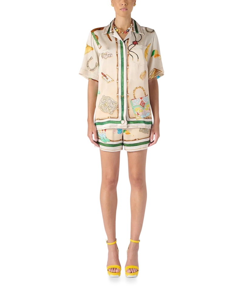 L'Ecurie Blanche Silk Shirt