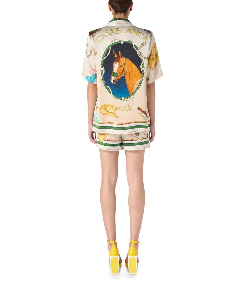 L'Ecurie Blanche Silk Shirt