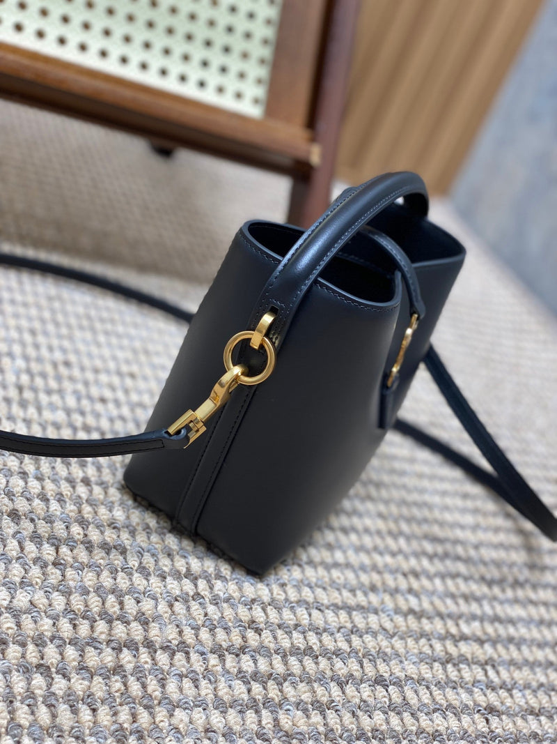 YSL - Sac seau Le 37 Small en cuir
