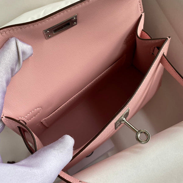 Hermes - Birkin 19 cm Rose nude
