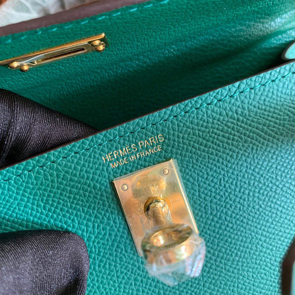 Hermes - Birkin 19 cm Vert bouteille