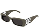 Balenciaga 51mm Sunglasses Green