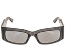 Balenciaga Panther Sunglasses Gray Silver Mirror