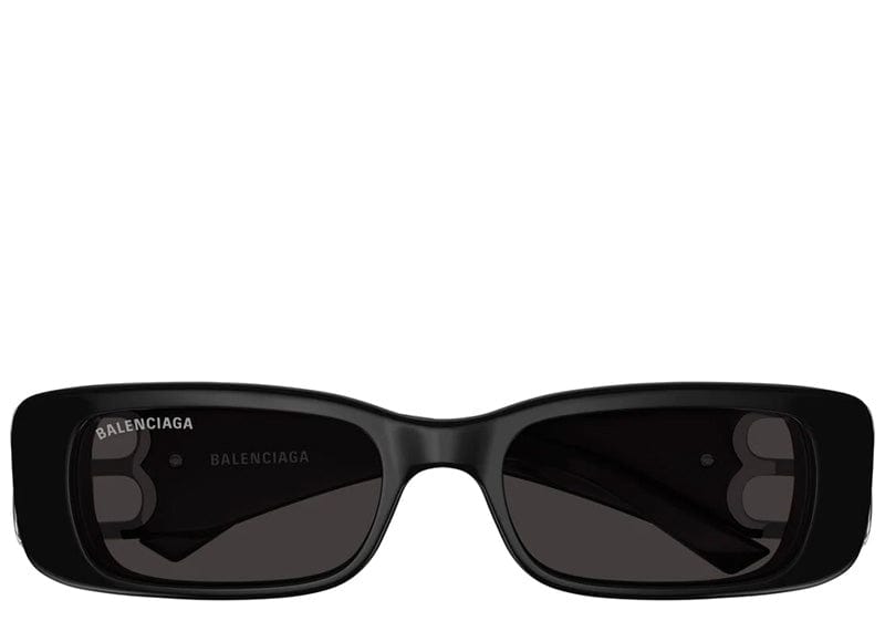 Balenciaga Sunglasses Shiny Solid Black/Silver