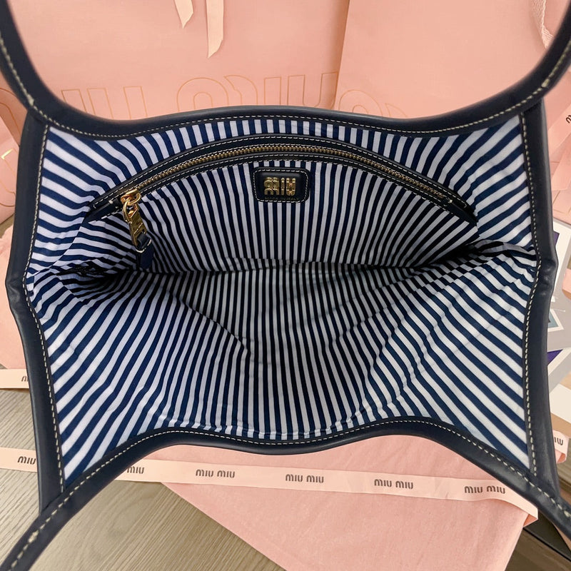 Miumiu - Leather Bag Blanc