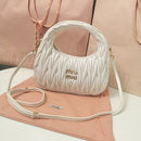 Miumiu - Wander matelassé nappa leather hobo bag