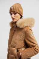 Moncler - Bonnet en laine Beige