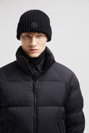 Moncler - Bonnet en laine Moncler Noir