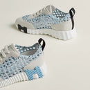 Sneakers Hermès bleu clair / blanc