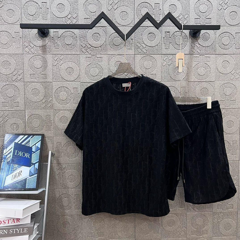 Dior - Ensemble SHORT + T-SHIRT Oblique Noir