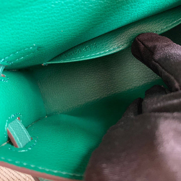 Hermes - Birkin 19 cm Vert bouteille