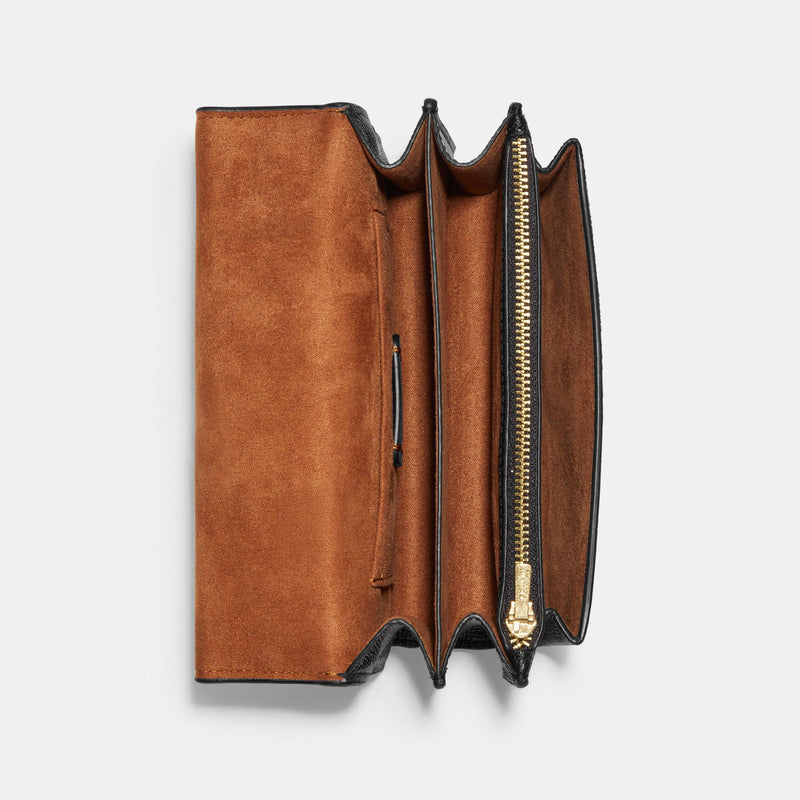 Crossgrain Leather Mini Klare Crossbody