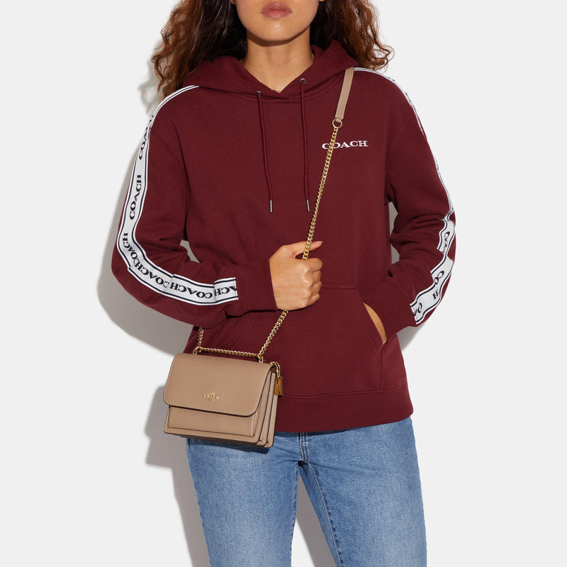 Crossgrain Leather Mini Klare Crossbody