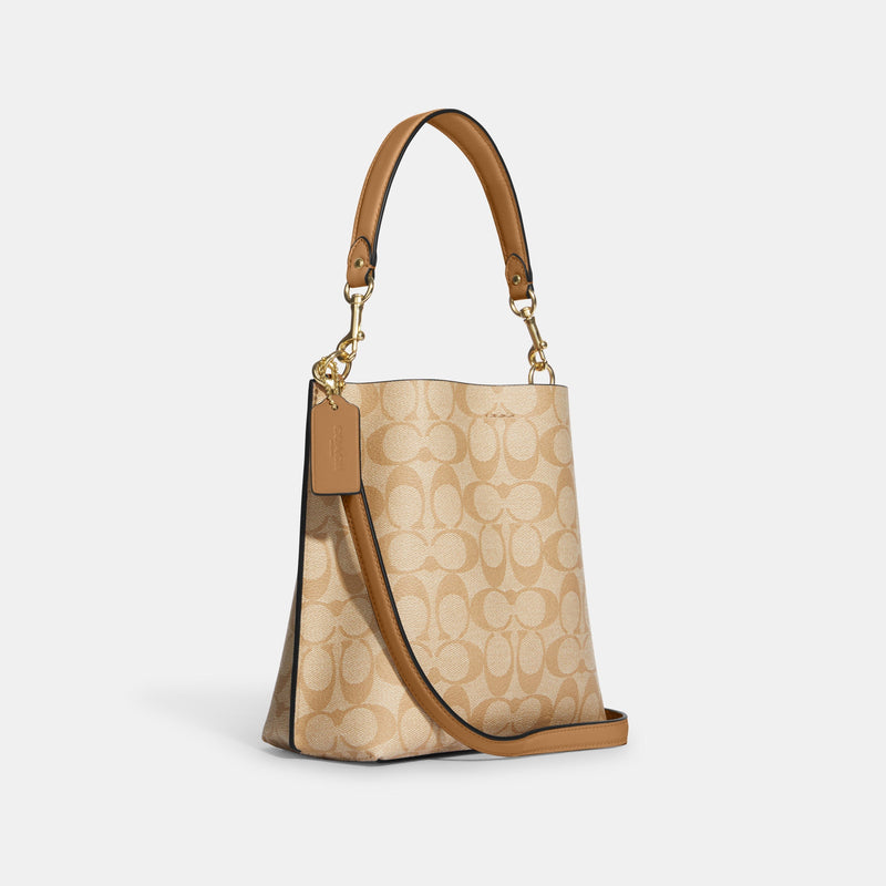 Mollie Bucket Bag 22 In Signature Canvas