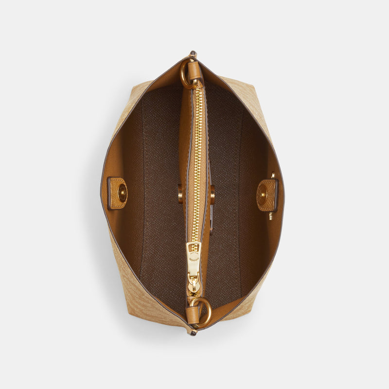 Mollie Bucket Bag 22 In Signature Canvas