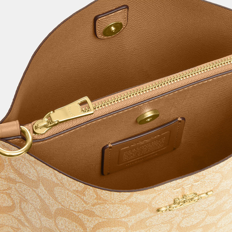 Mollie Bucket Bag 22 In Signature Canvas