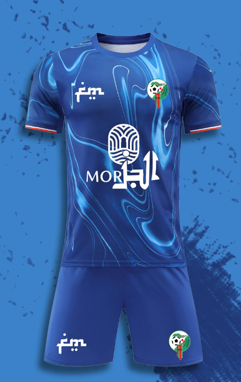 ENSEMBLE MAROC x ALGÉRIE BLEU