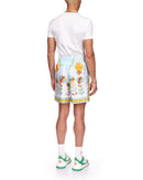 Yoruba Flowers Silk Shorts