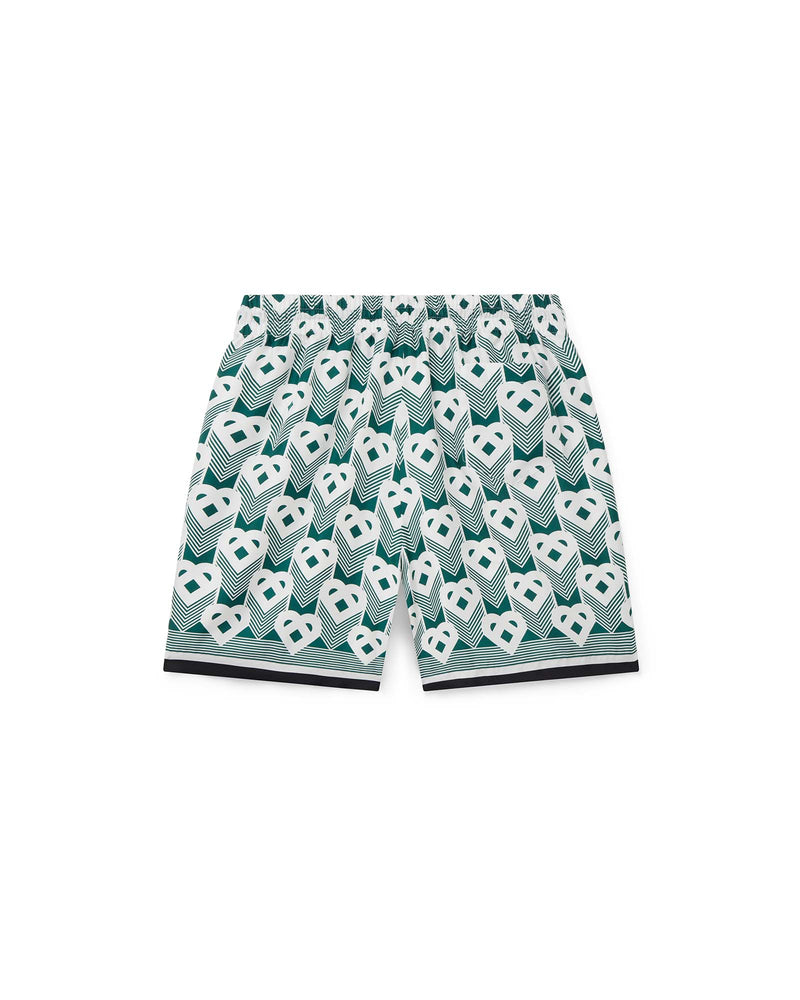Heart Monogram Swim Trunks