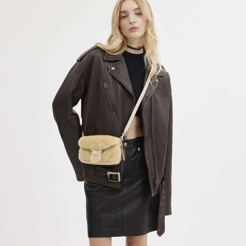 Pillow Tabby Shoulder Bag 18 In Shearling