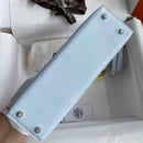 Birkin Bleu verre d'eau 19 cm Bleu glacier