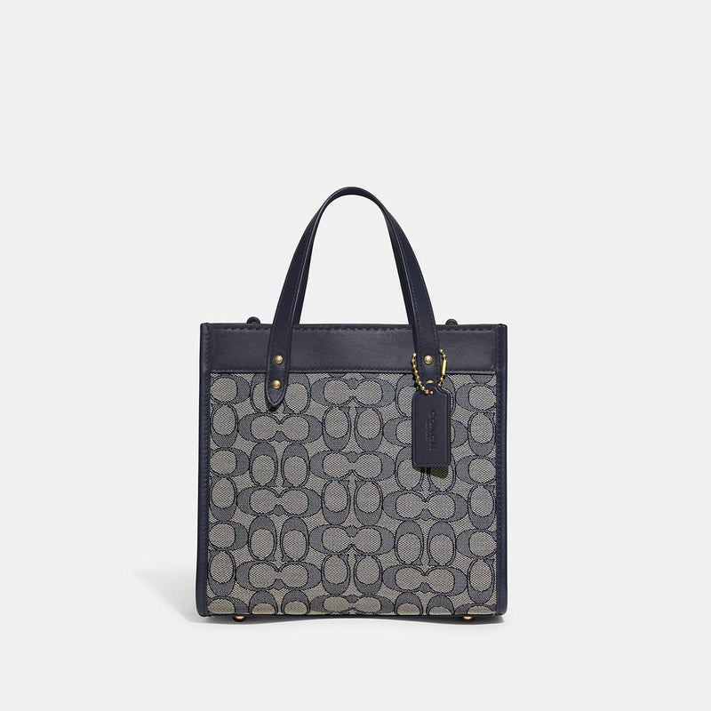 Field Tote 22 In Signature Jacquard