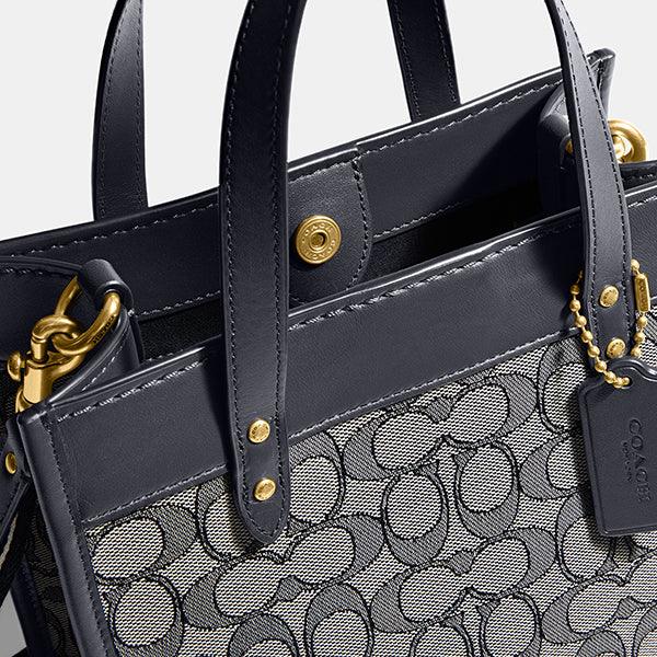 Field Tote 22 In Signature Jacquard