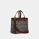 Field Tote 22 In Signature Jacquard
