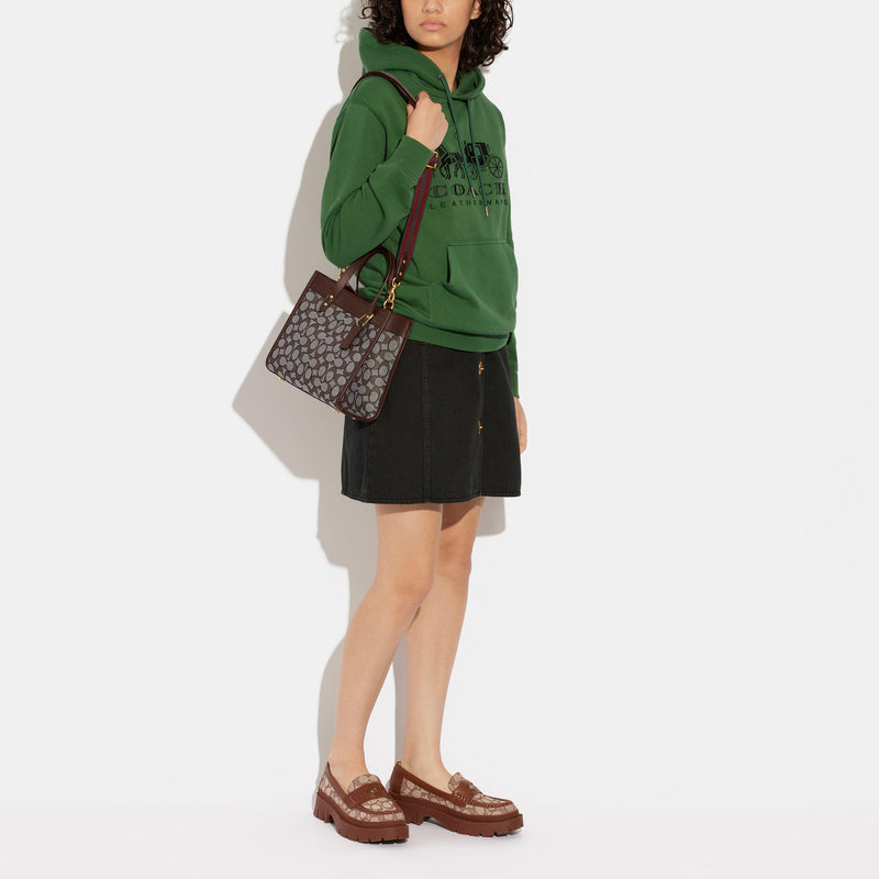 Field Tote 22 In Signature Jacquard