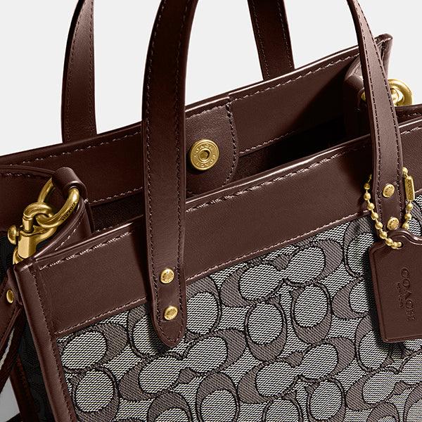 Field Tote 22 In Signature Jacquard