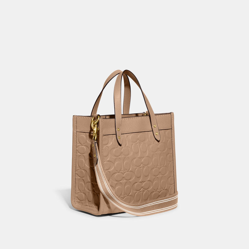 Field Tote 22 In Signature Leather