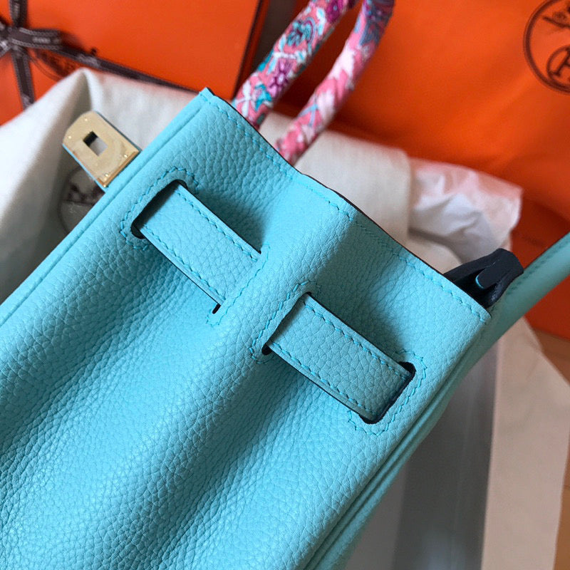 Hermes - Birkin 35 cm Bleu clair