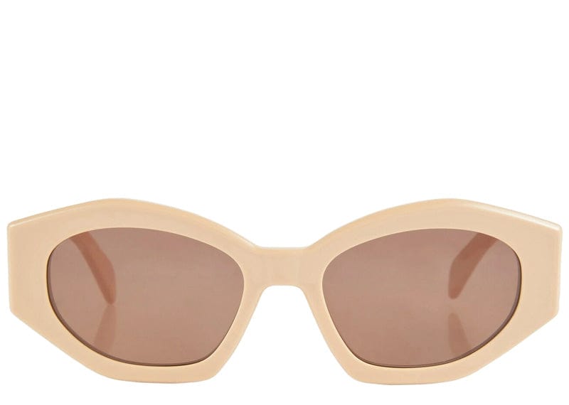 Celine Triomphe 08 Cat Eye Sunglasses Beige