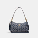 Teri Shoulder Bag In Signature Chambray