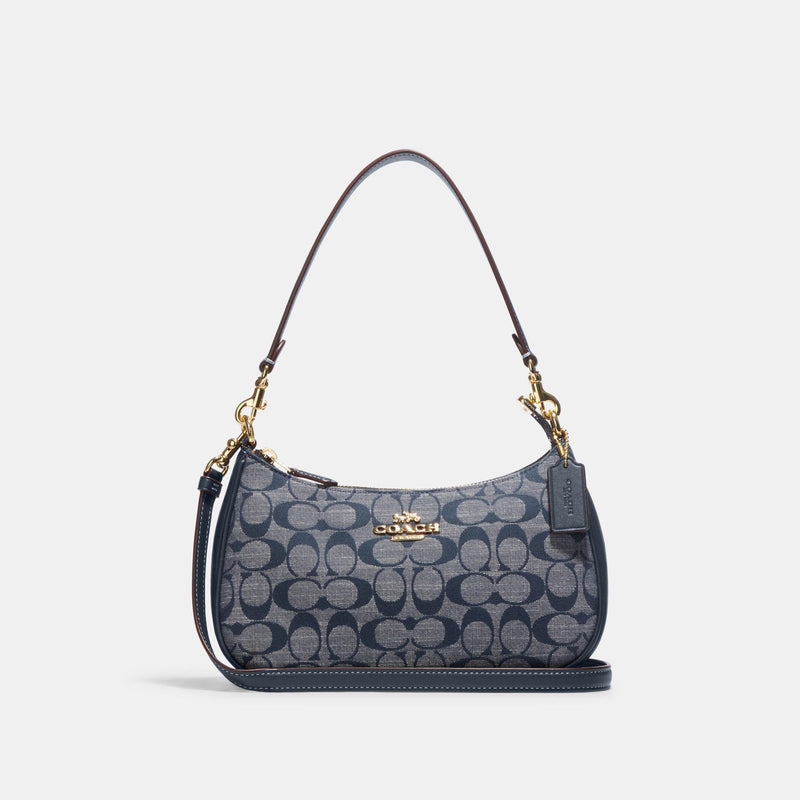 Teri Shoulder Bag In Signature Chambray