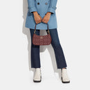 Teri Shoulder Bag In Signature Chambray